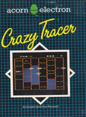 Crazy Tracer (1984)(Acornsoft) box cover front